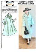 Light green raw silk coatdress