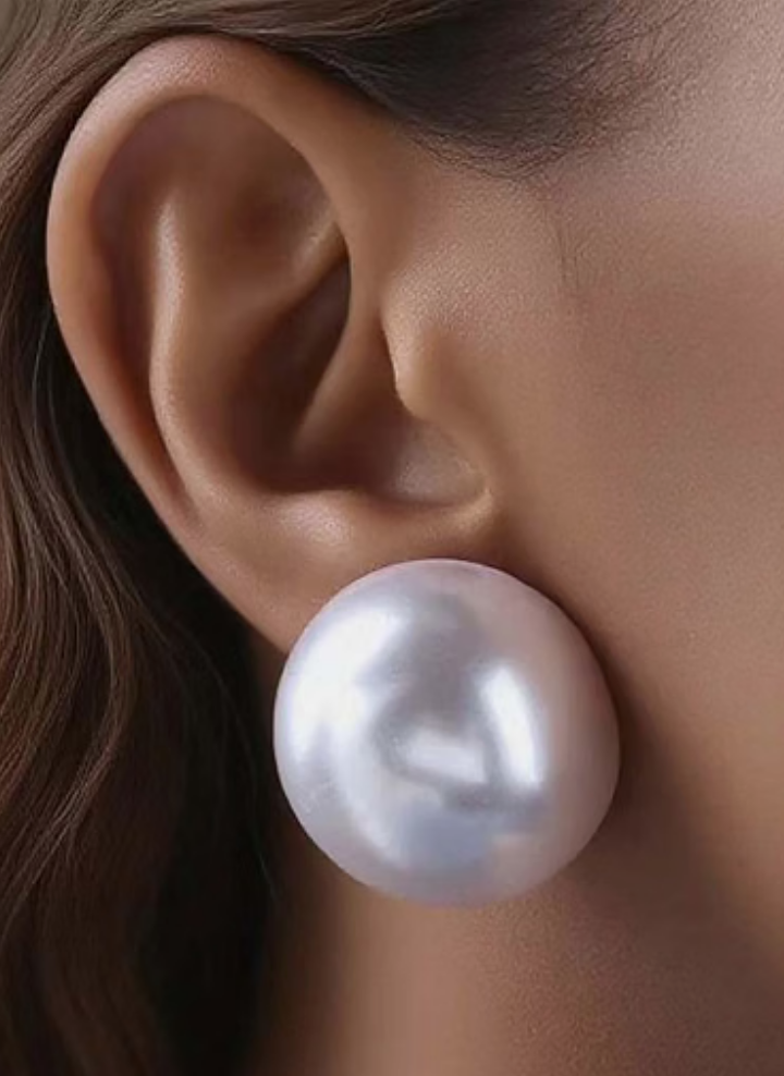 Faux Pearl Jewellery Set – 2-Piece Necklace & Earrings