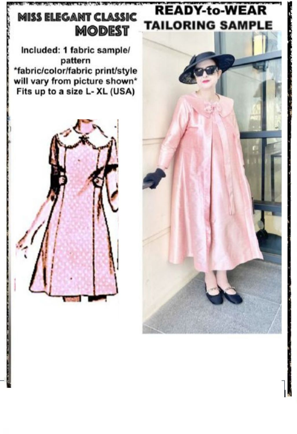 Pink raw silk dress
