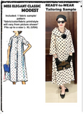 Polka dots coatdress