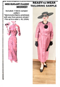 Raspberry raw-silk pencil dress