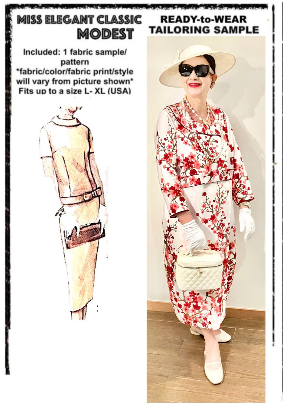 Rosy front-open dress